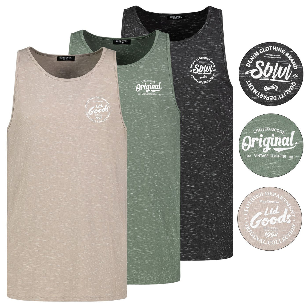 Herren HAKA Top, Rundhals und Armloch