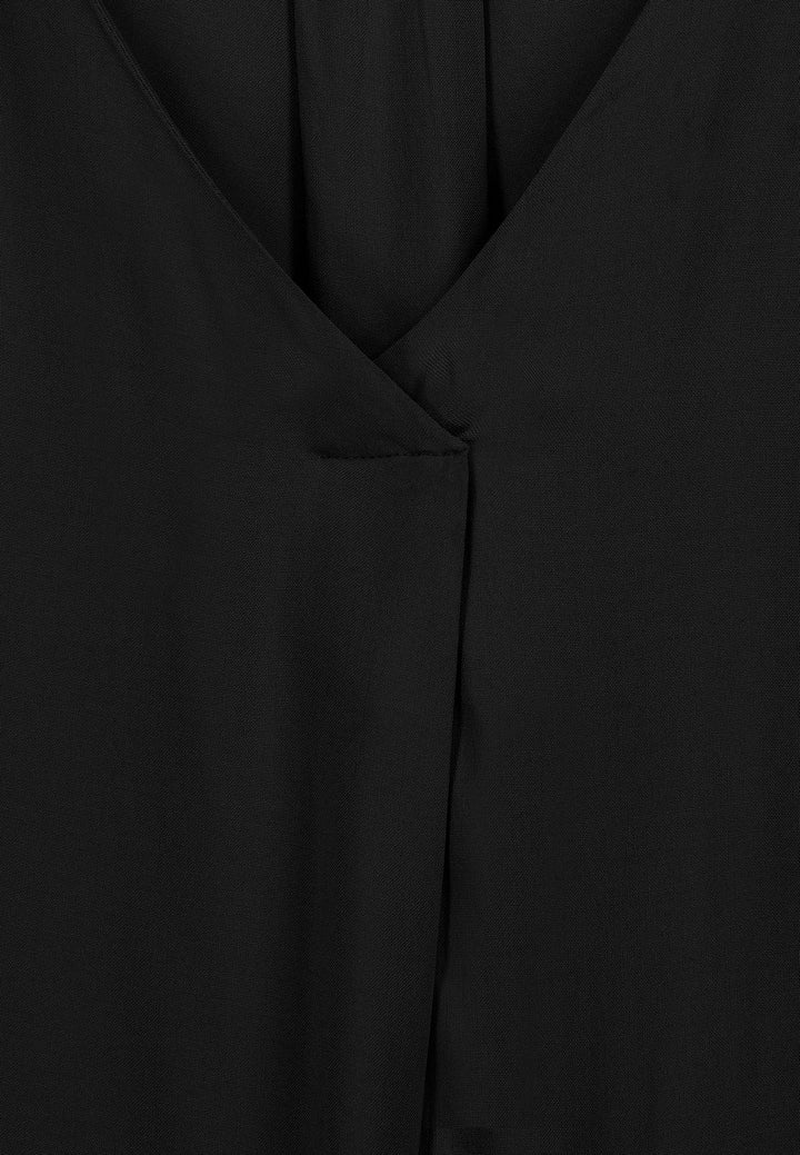 Authentic Style Viskose Bluse V-Ausschnitt
