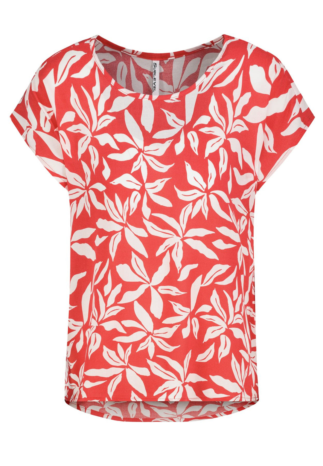 Authentic Style Bluse Rundhals Viskose