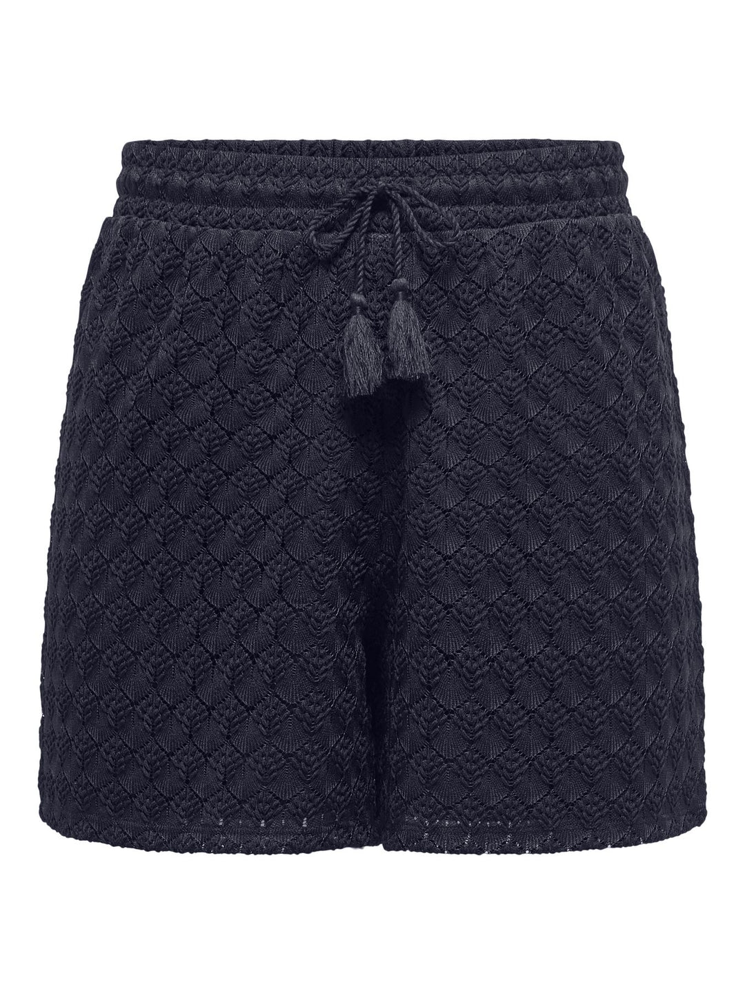 ONLY Damen Strickshorts mit Spitze