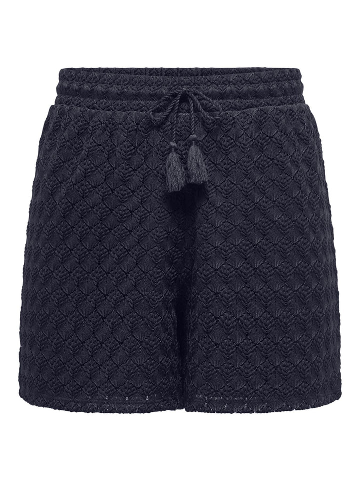 ONLY Damen Strickshorts mit Spitze