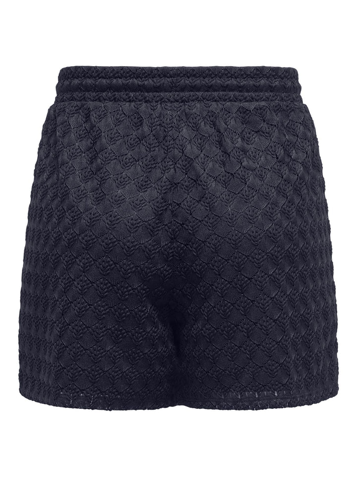 ONLY Damen Strickshorts mit Spitze