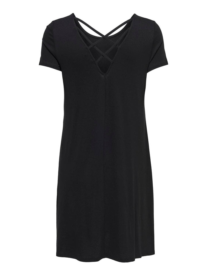 Damen ONLBERA BACK LACE UP S/S DRESS JRS