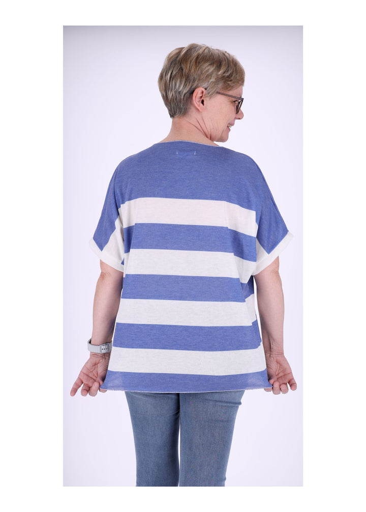 T-Shirt Damen Blockstreifen