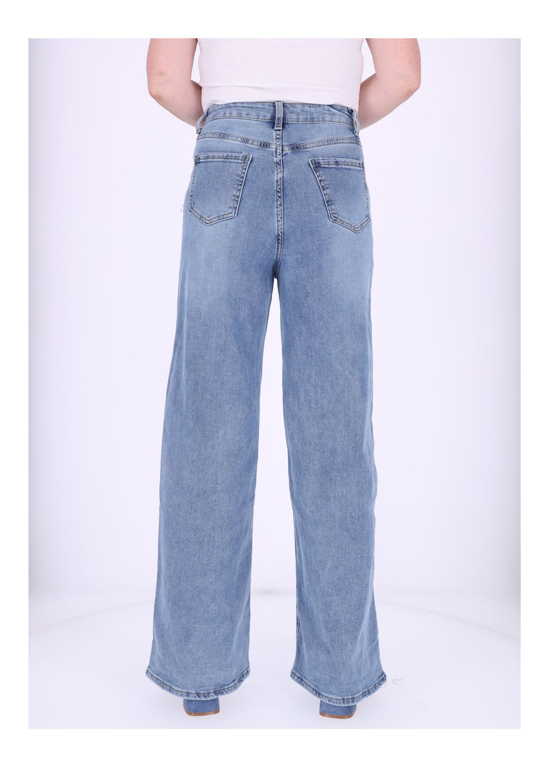 Jeans Damen weites Bein