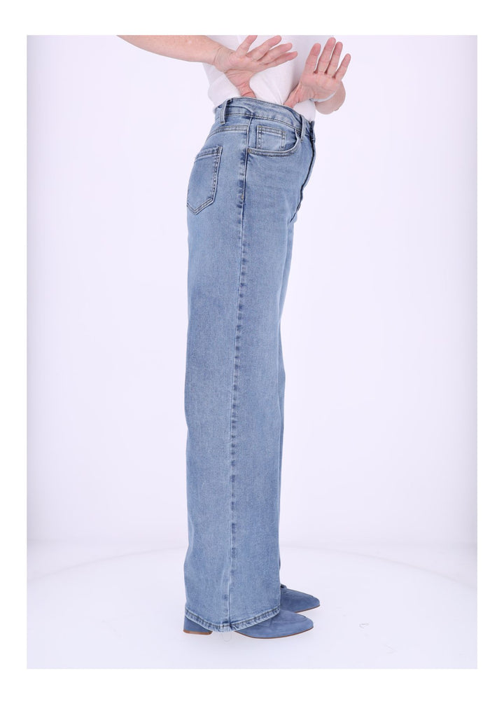 Jeans Damen weites Bein