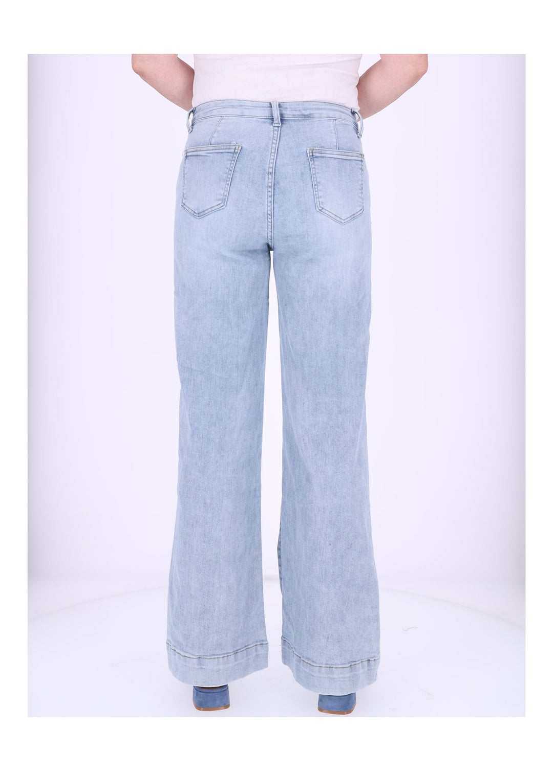 Jeans Damen weites Bein