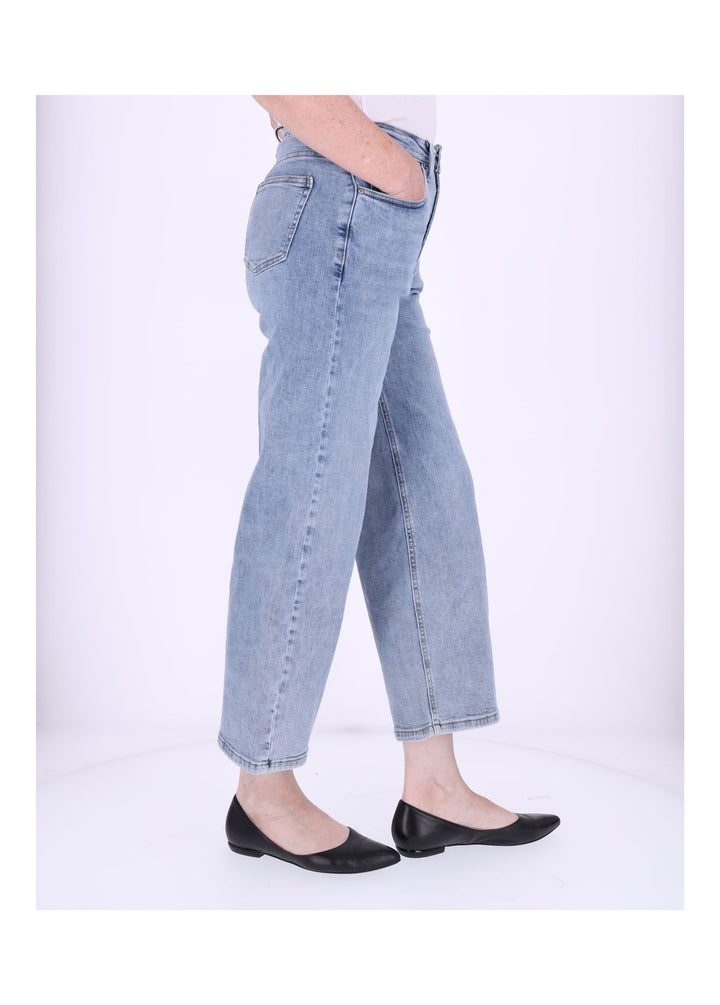 Jeans 7/8 Damen weites Bein