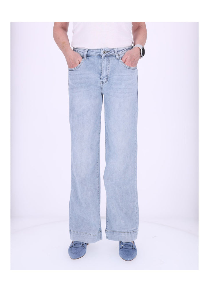 Jeans Damen weites Bein