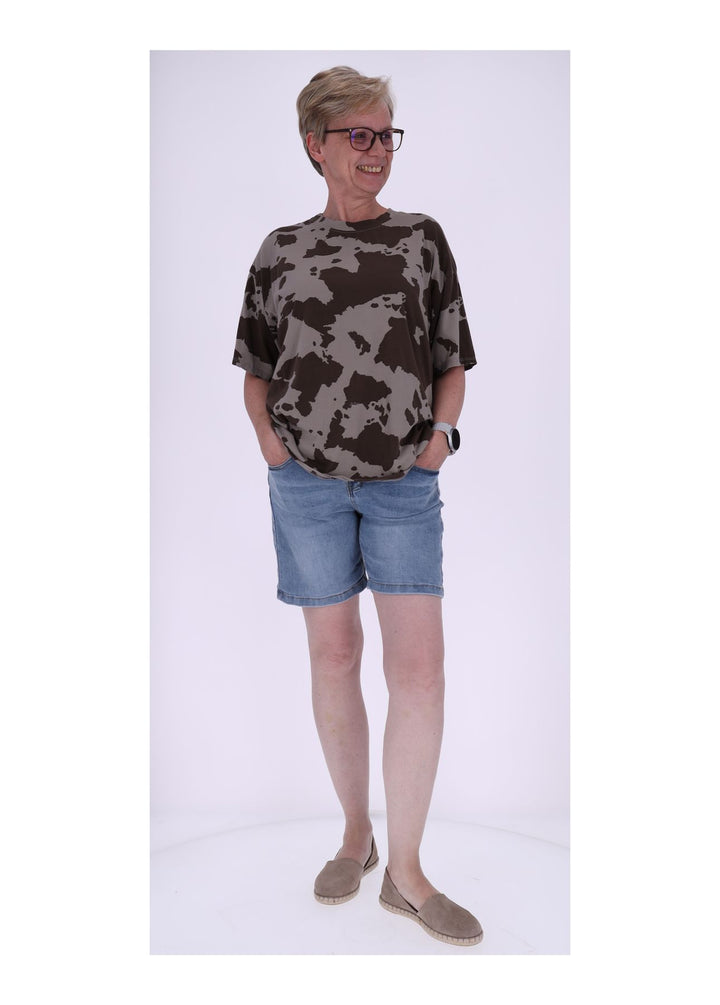 Splash of Color Damen T-Shirt Kuhfell