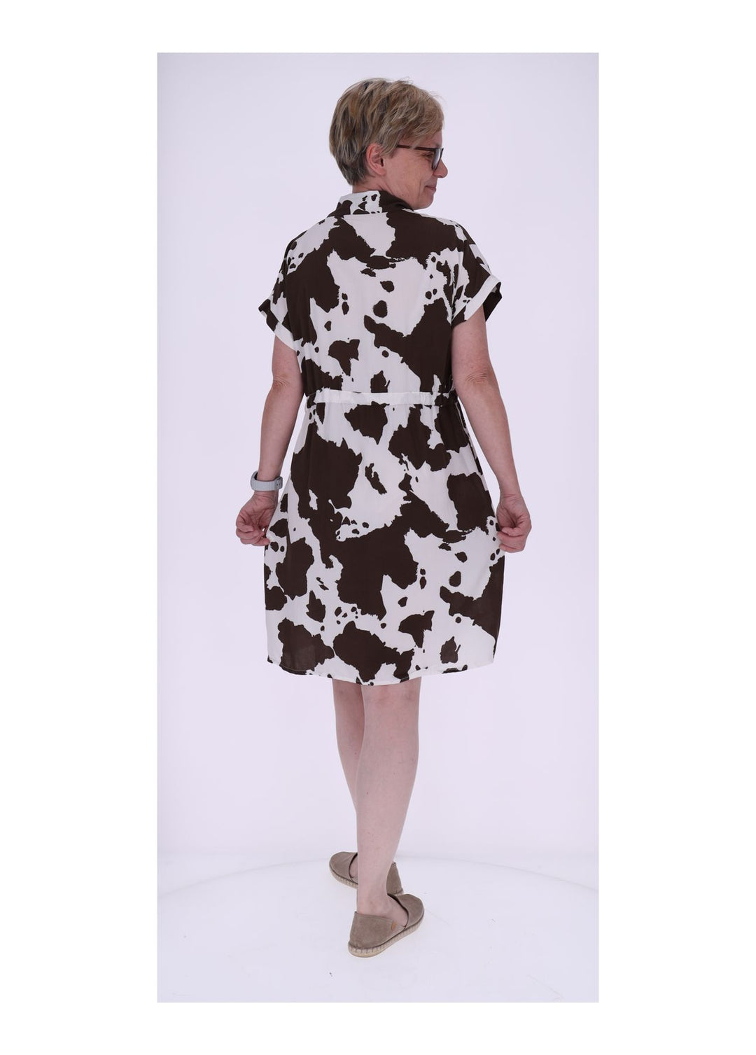 Blusenkleid Tunnelzug AOP