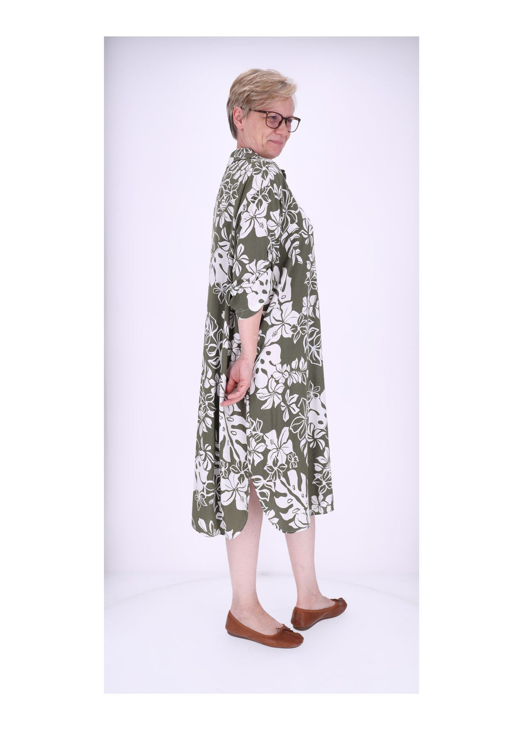 Splash of Color Kleid Blumenprint Viskose