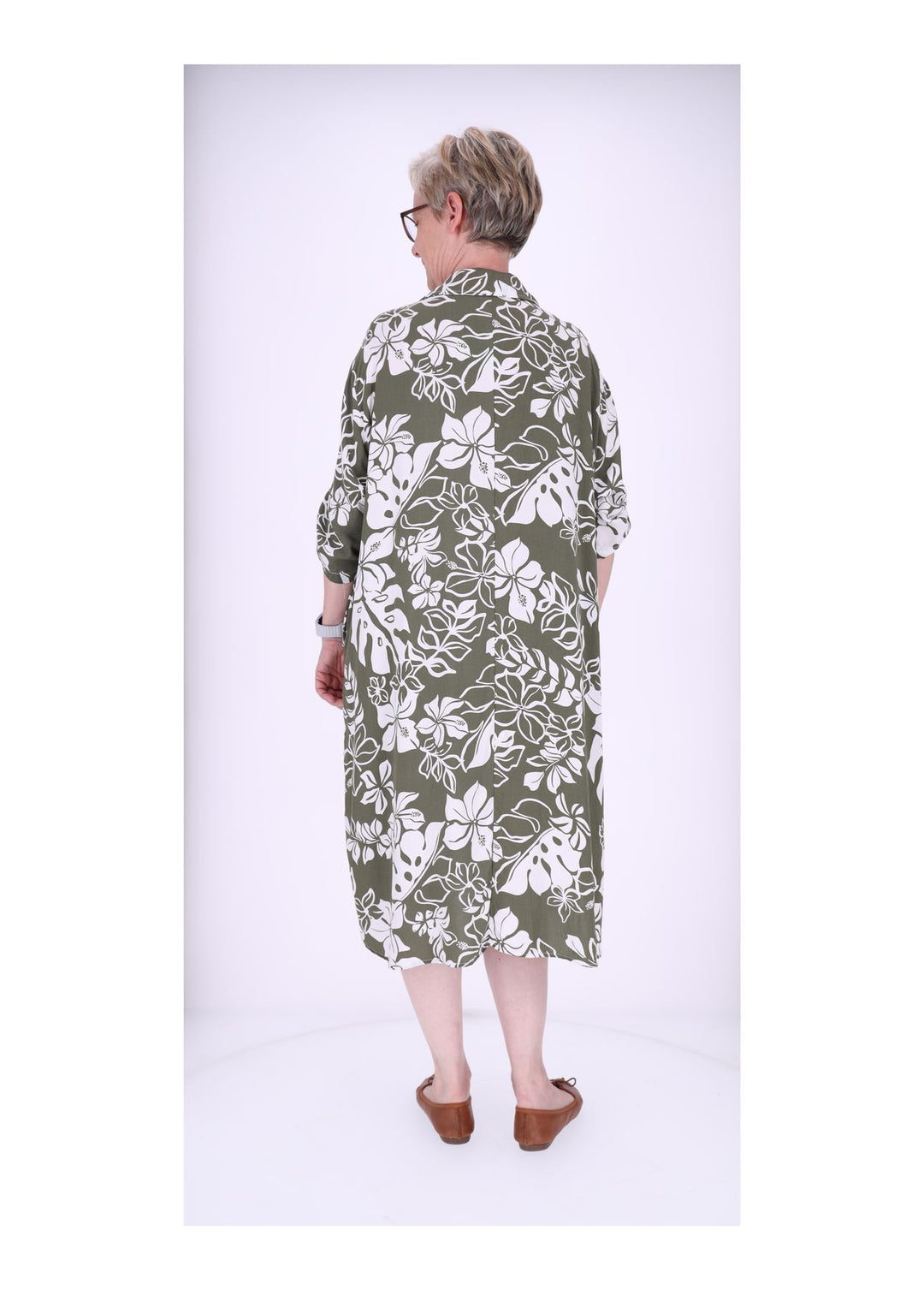 Splash of Color Kleid Blumenprint Viskose