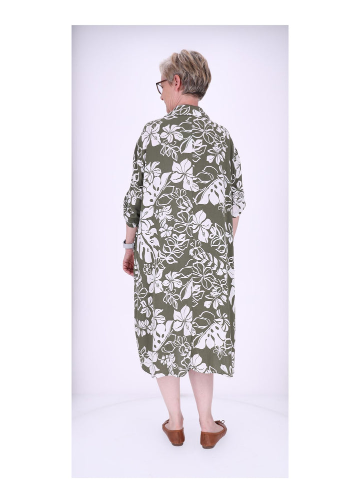 Splash of Color Kleid Blumenprint Viskose