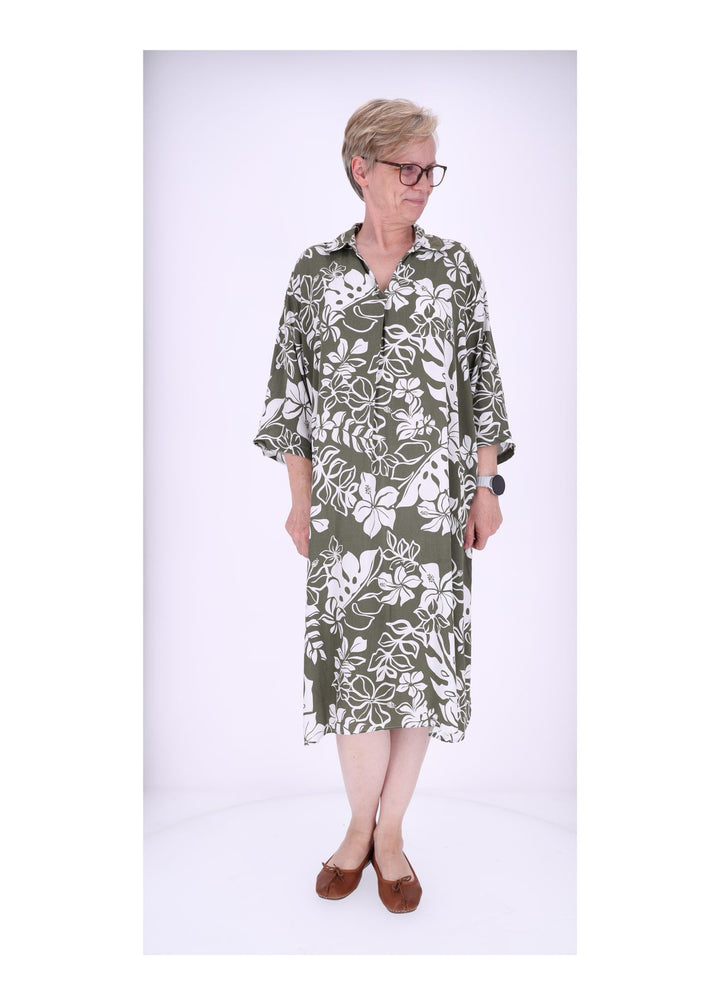Splash of Color Kleid Blumenprint Viskose
