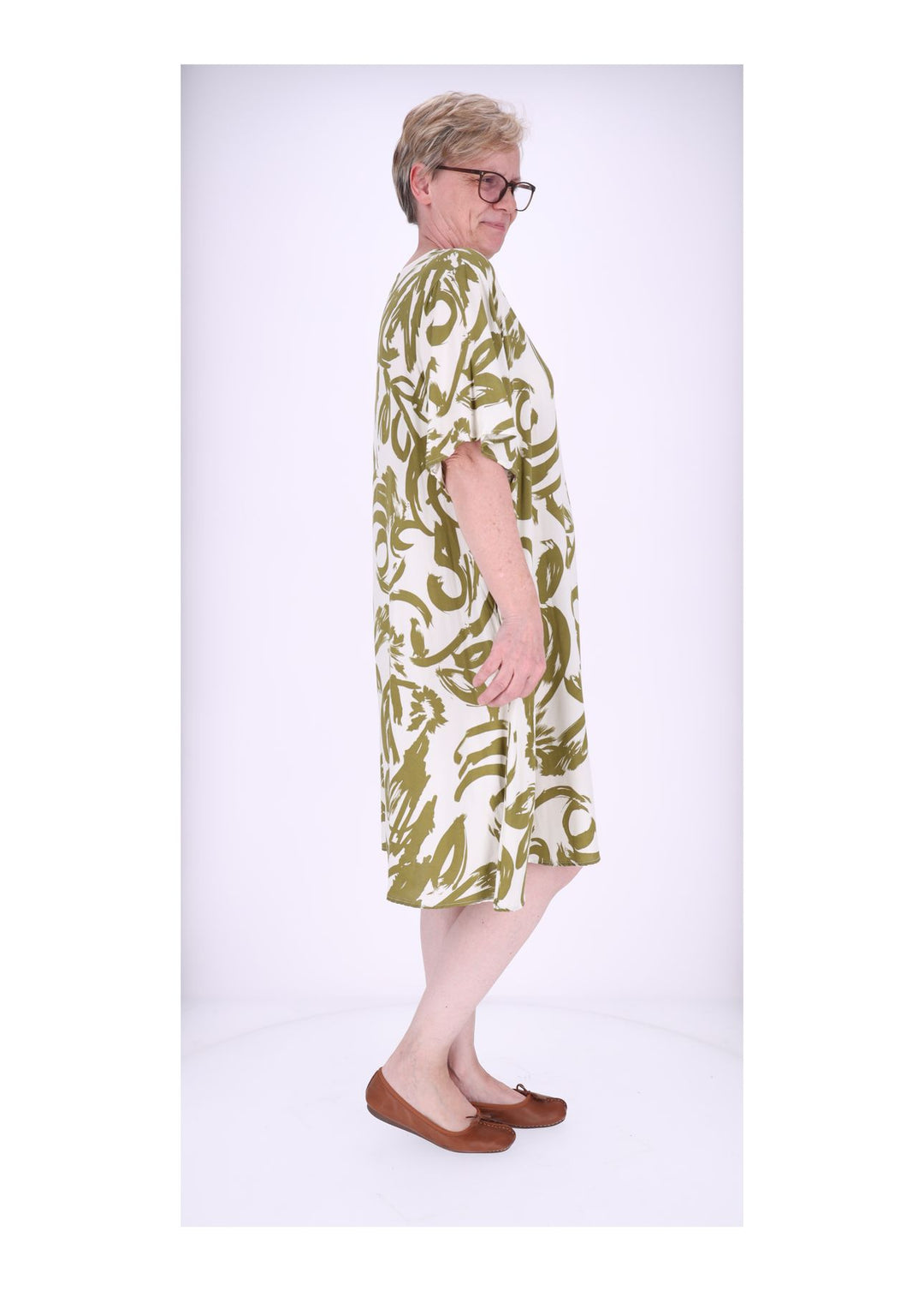 Splash of Color Viskose-Kleid Floral