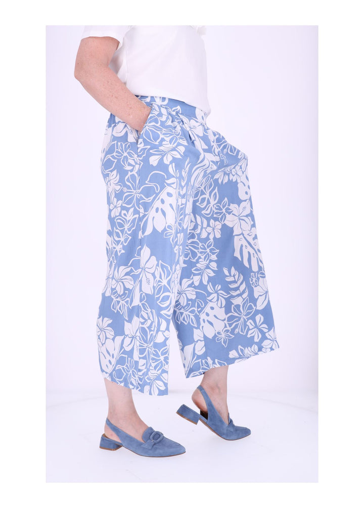 Culotte Damen Print Blumen