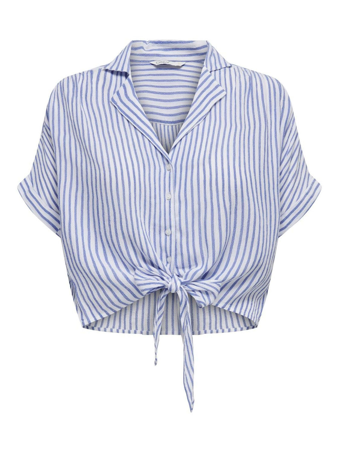Damen ONLPAULA LIFE S/S TIE SHIRT WVN NOO