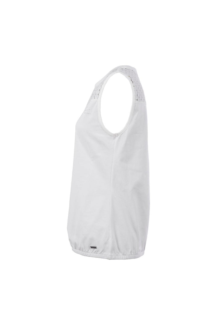SOQUESTO Top Damen mit Spitzeneinsatz