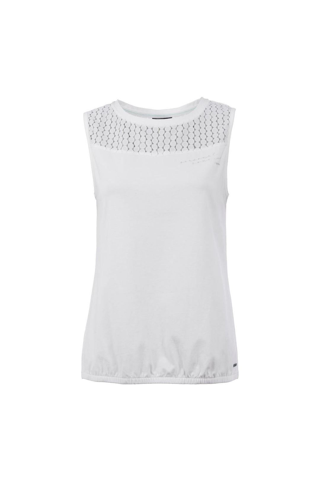 SOQUESTO Top Damen mit Spitzeneinsatz