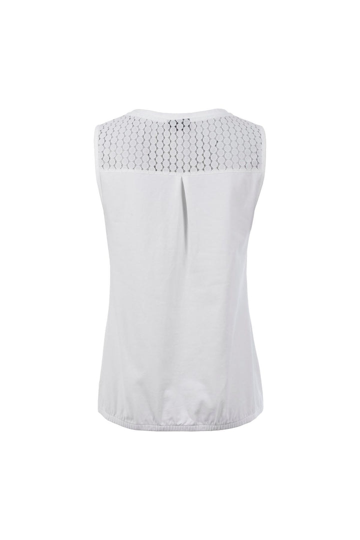 SOQUESTO Top Damen mit Spitzeneinsatz