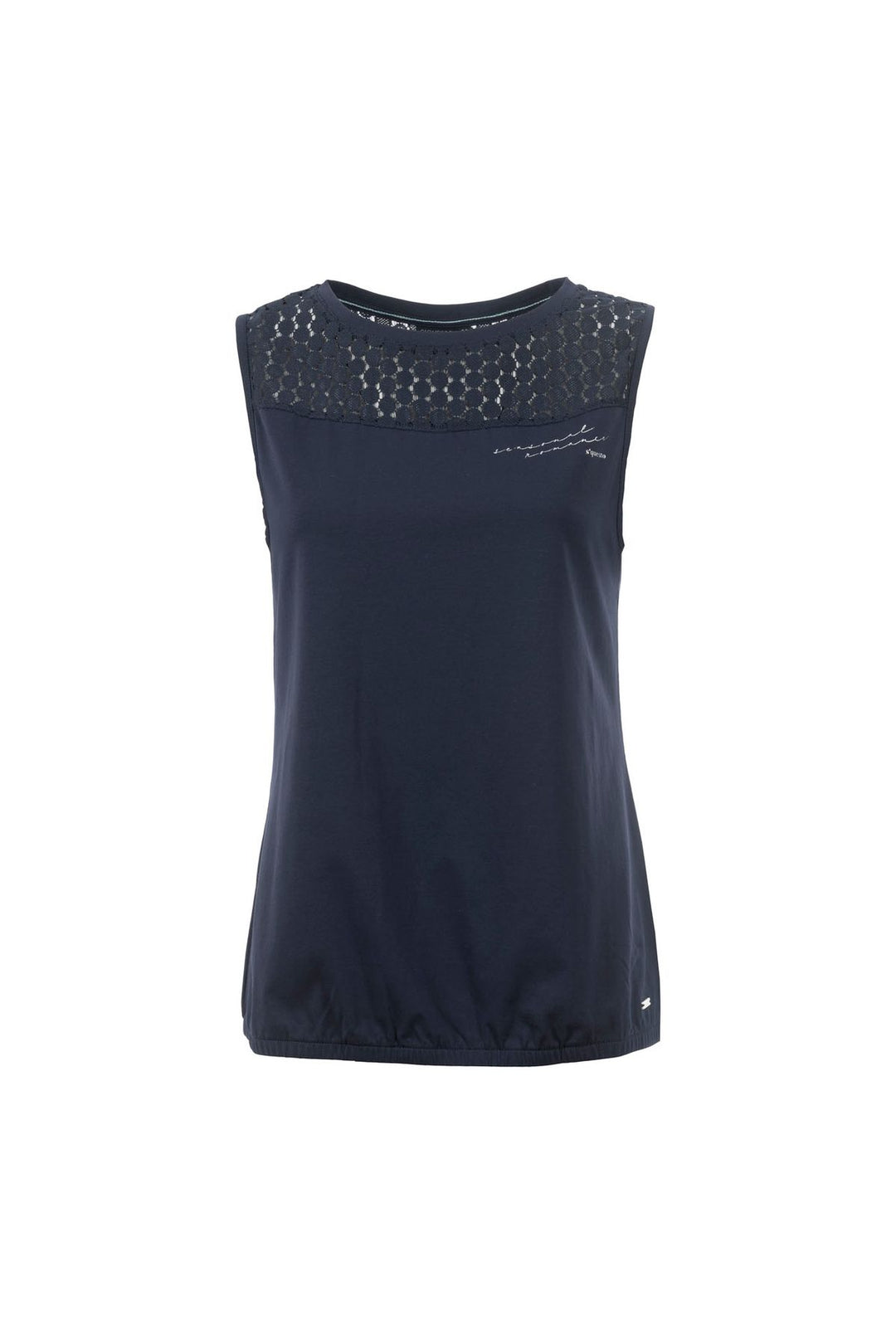 SOQUESTO Top Damen mit Spitzeneinsatz
