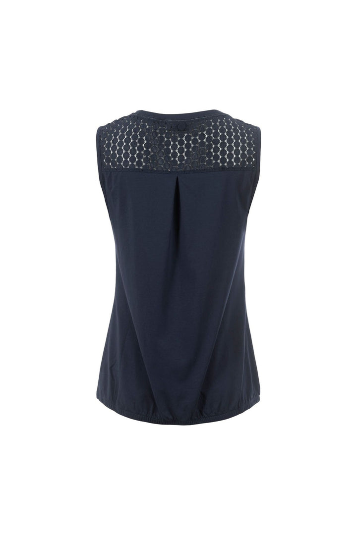 SOQUESTO Top Damen mit Spitzeneinsatz