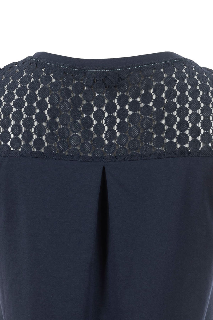 SOQUESTO Top Damen mit Spitzeneinsatz