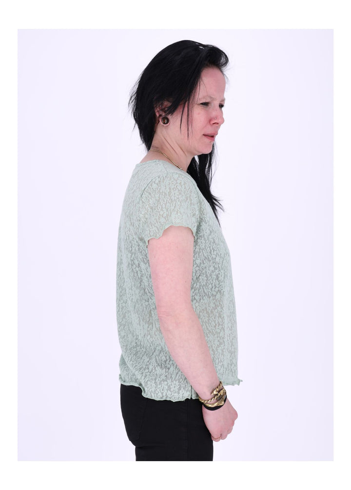 Hailys Damen T-Shirt aus Spitze