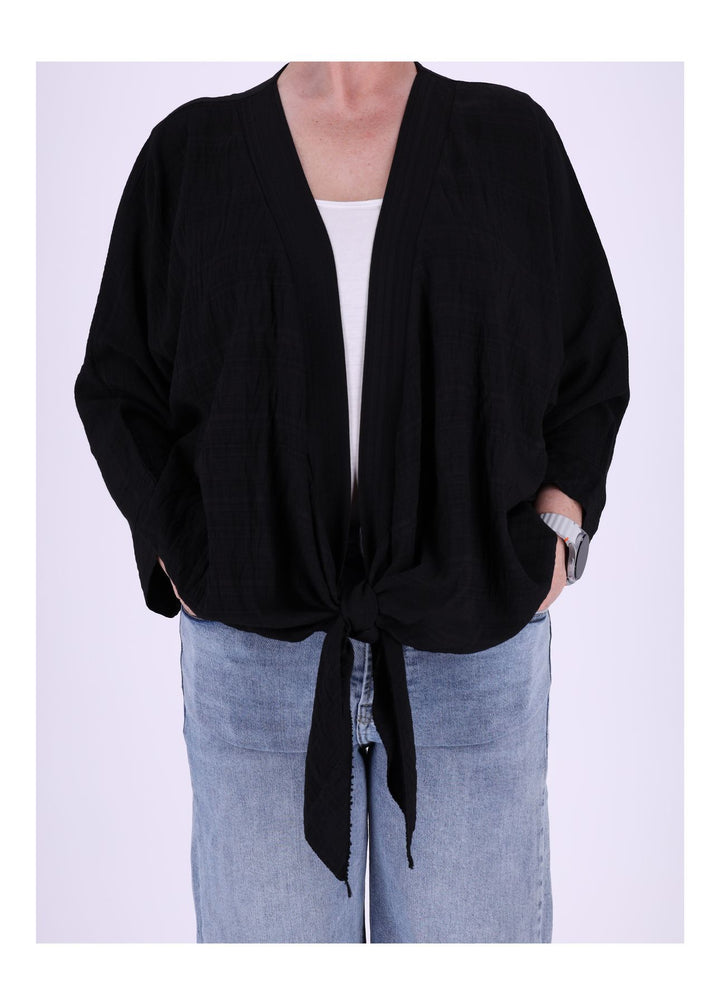 Damen Blusenjacke zum binden