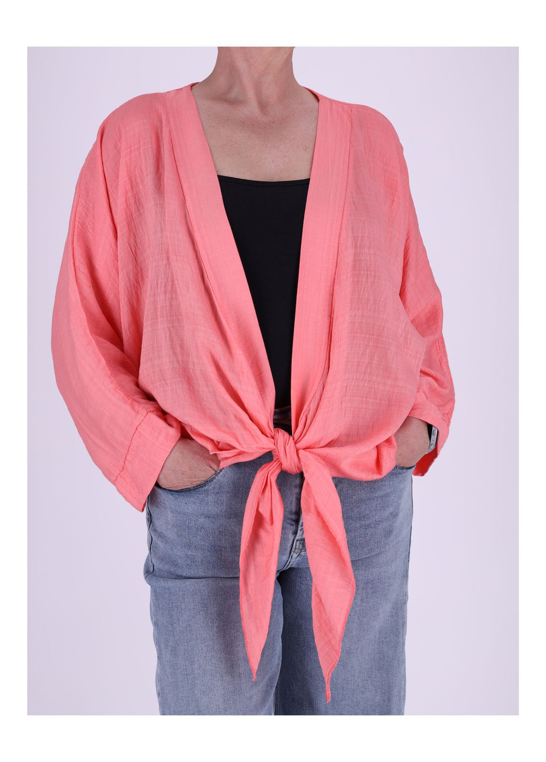 Damen Blusenjacke zum binden