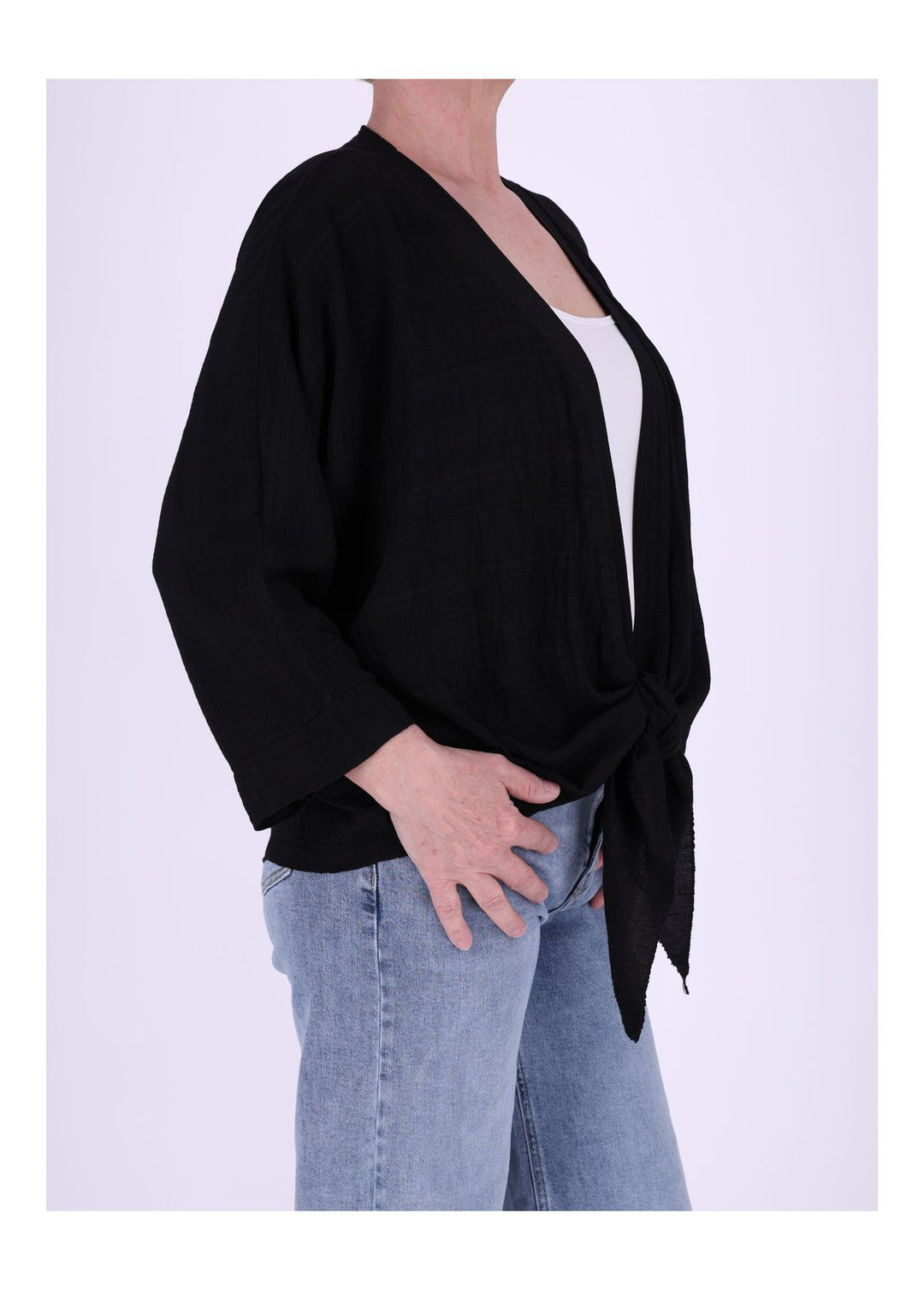 Damen Blusenjacke zum binden