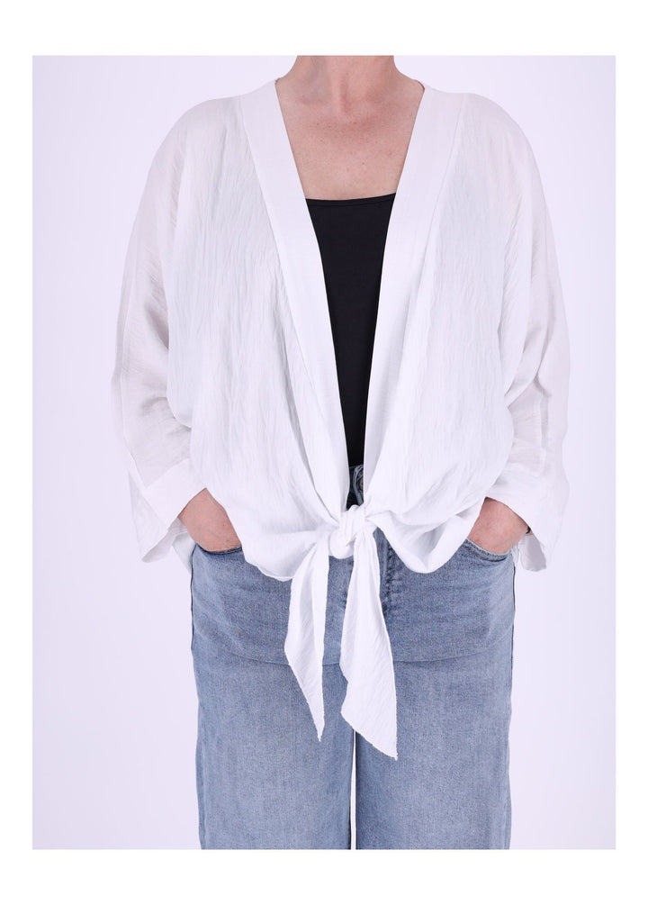 Damen Blusenjacke zum binden