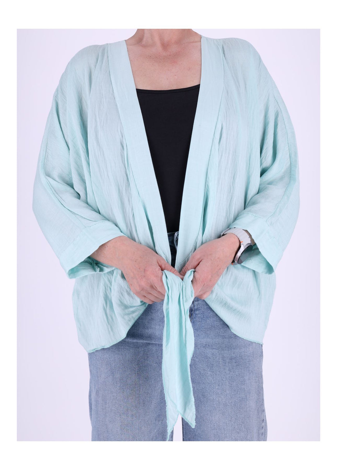 Damen Blusenjacke zum binden