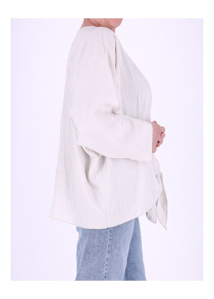 Damen Blusenjacke zum binden