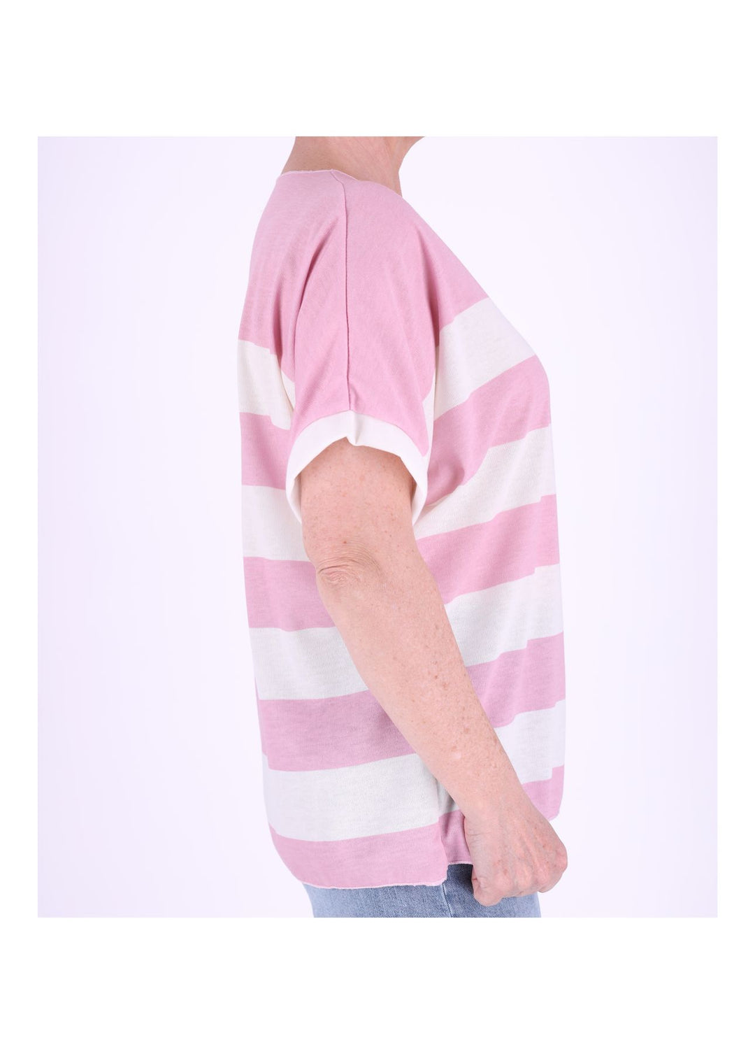 T-Shirt Damen Blockstreifen