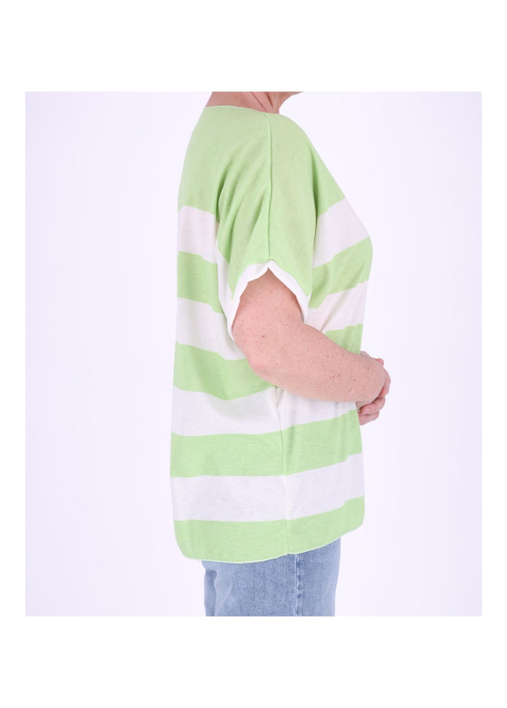 T-Shirt Damen Blockstreifen