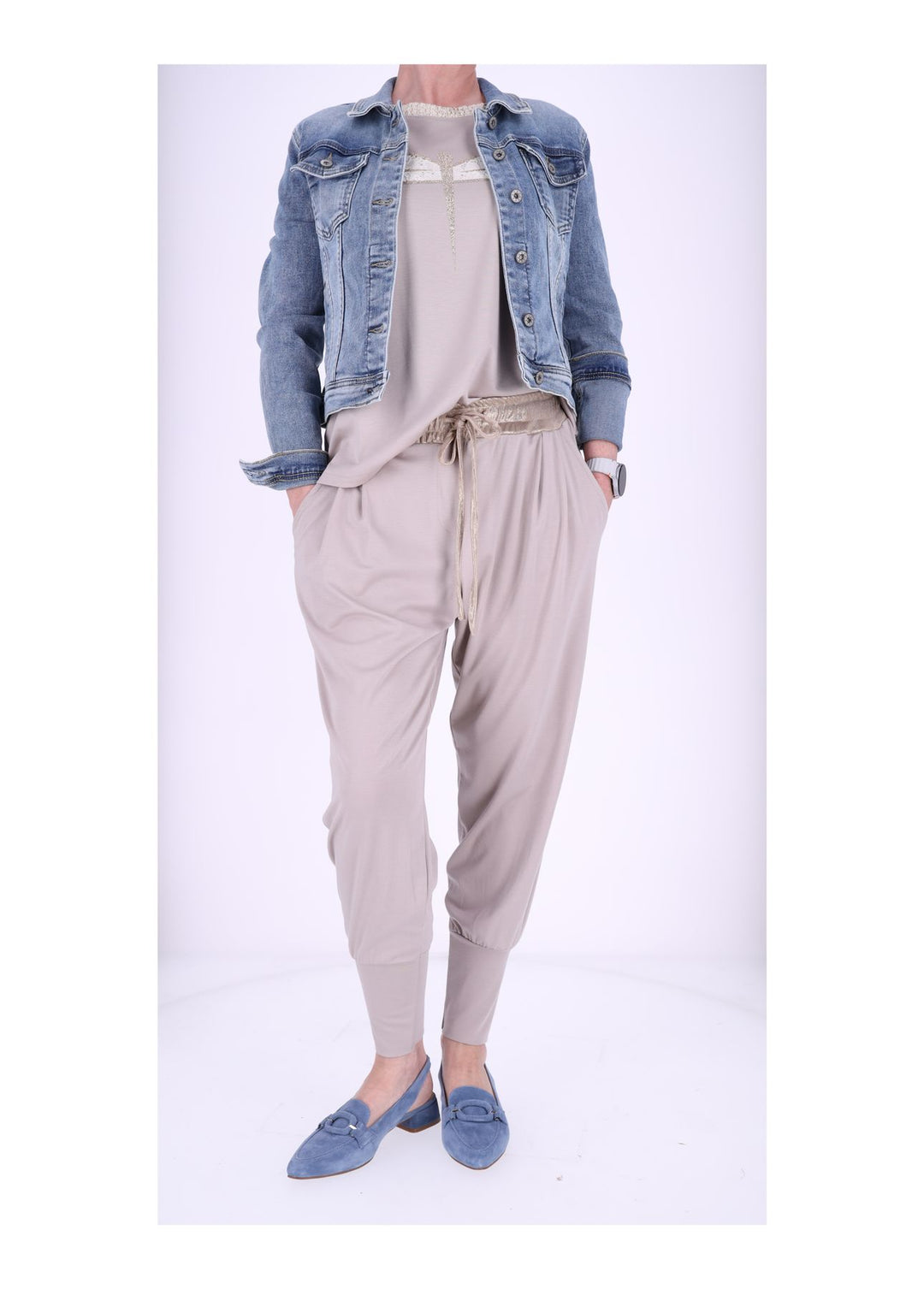 Splash of Color Jogginghose Damen Gold