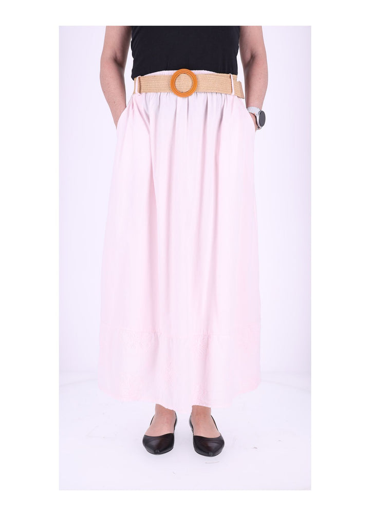 Damen Rock Stufe Stickerei