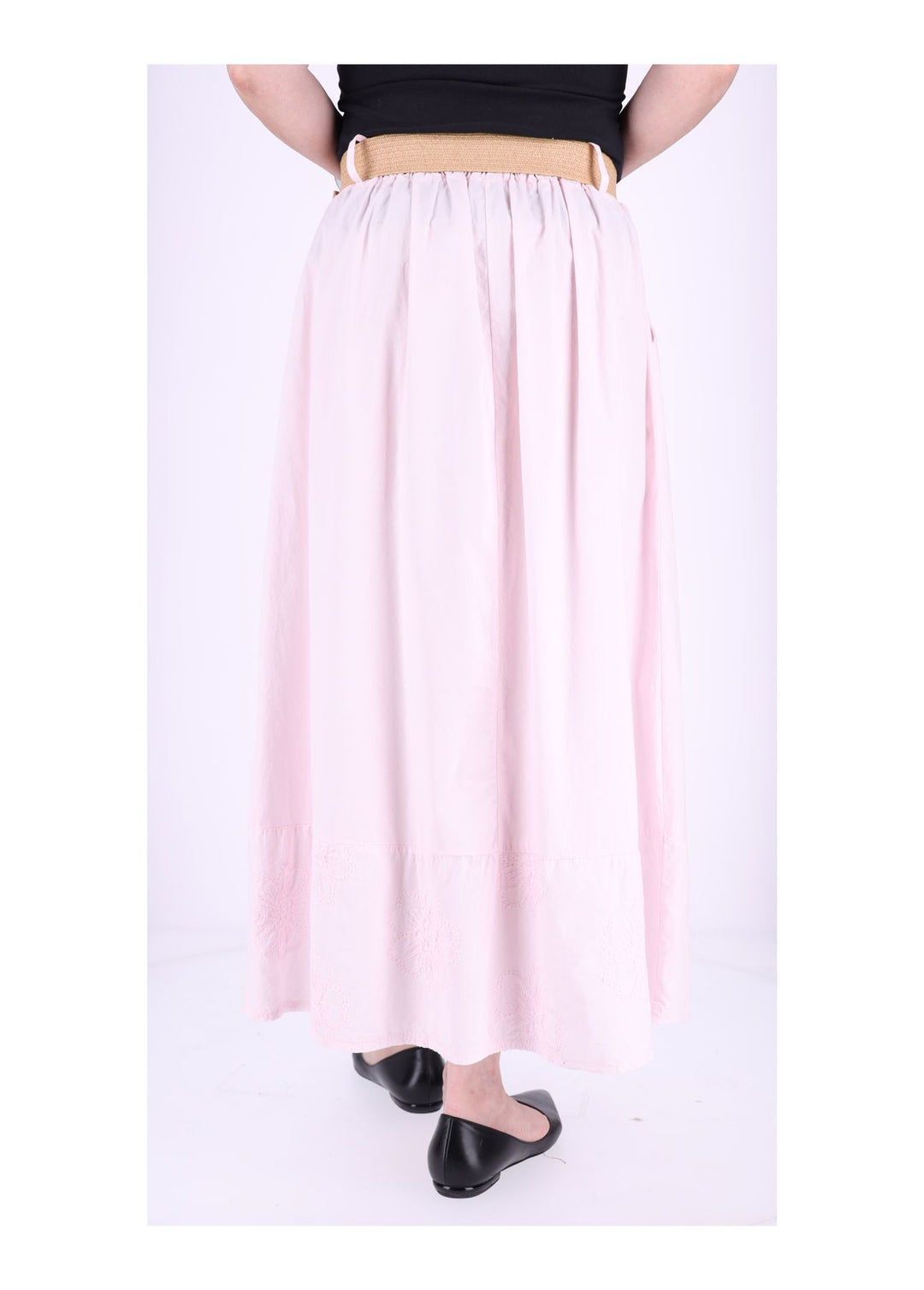 Damen Rock Stufe Stickerei