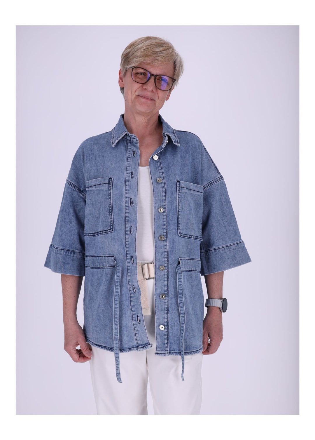 Bluse Jacke Jeans Damen