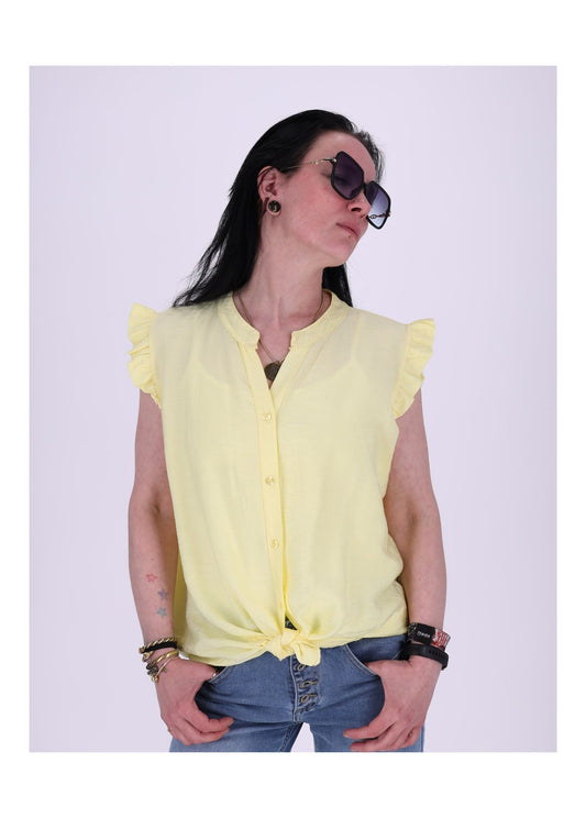 Damen Top Rüschen