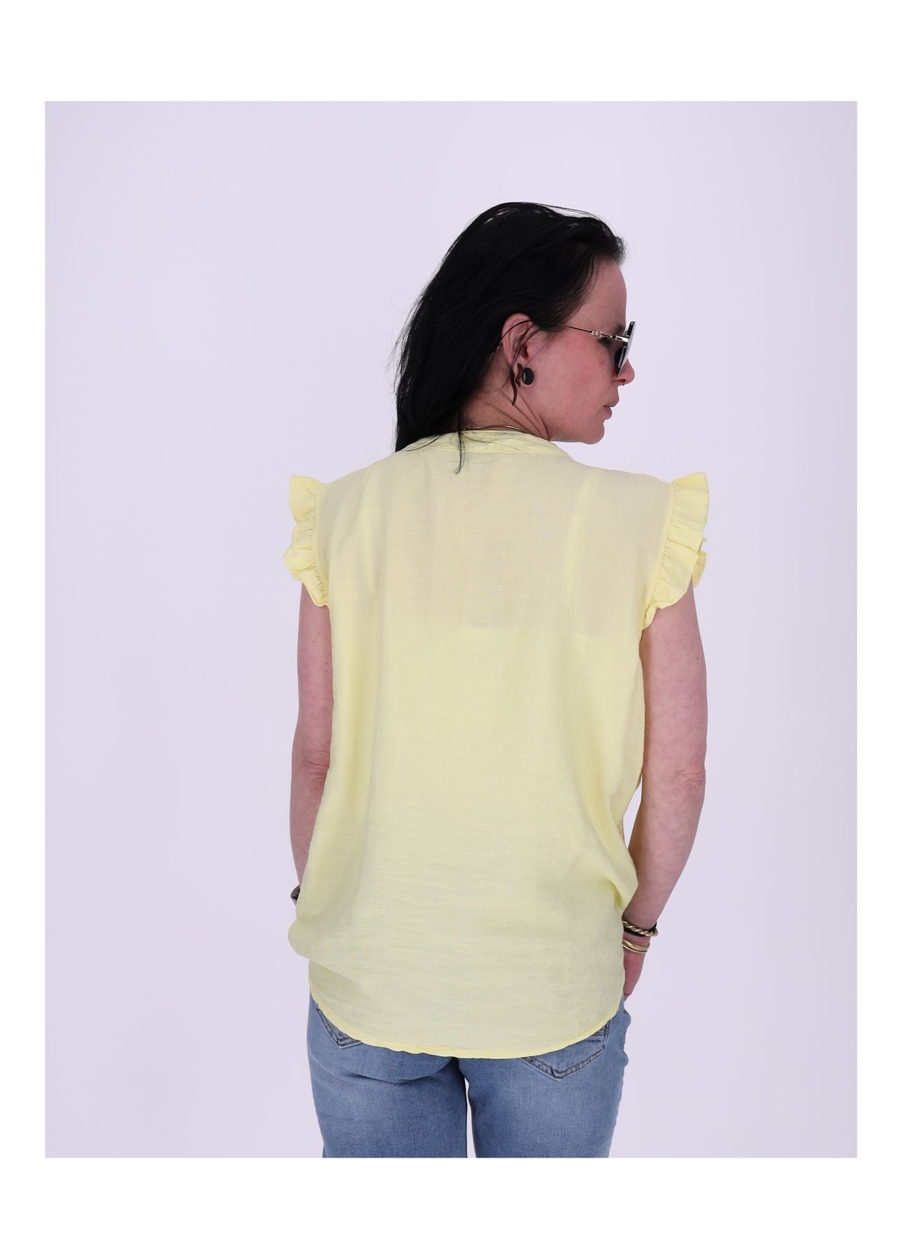 Damen Top Rüschen