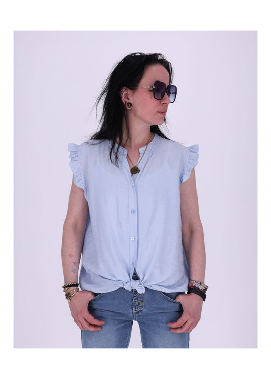Damen Top Rüschen
