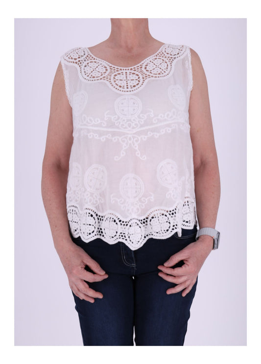 Top Damen Stickerei