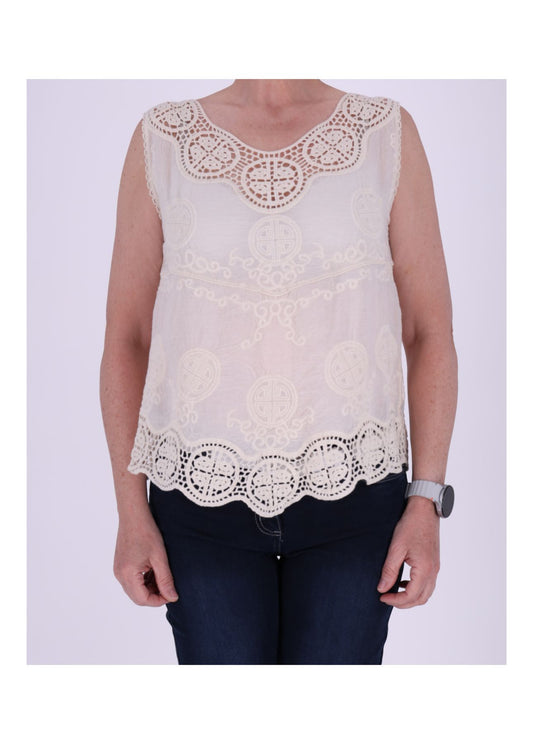 Top Damen Stickerei