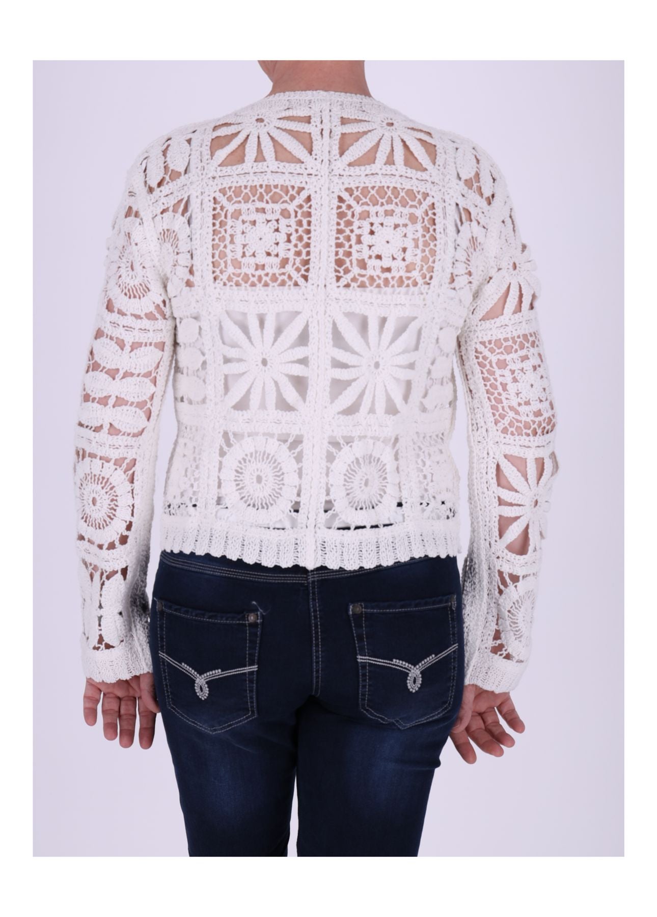 Häkeljacke Damen Langarm
