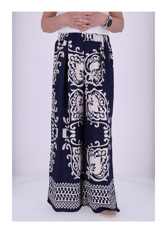 Schlupfhose Damen Print Floral