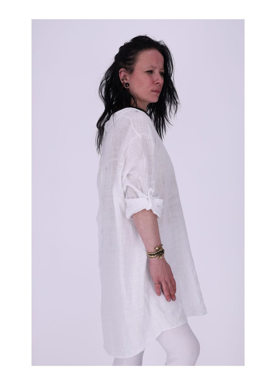 Splash of Color Longshirt Damen