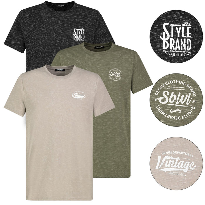 Herren HAKA Shirt, kurzarm, Rundhals mit R